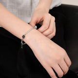 Magic Stone Aura Knot Crystal Bracelet Collection WHITE