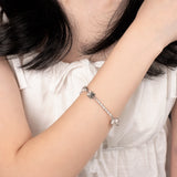 Magic Stone Aura Knot Crystal Bracelet Collection WHITE