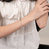 Magic Stone Aura Knot Crystal Bracelet Collection WHITE