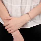 Magic Stone Aura Knot Crystal Bracelet Collection PINK