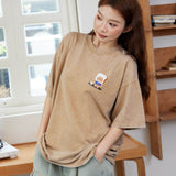 Toast Tic-Tac-Toe Adult T-Shirt Collection LIGHT KHAKI