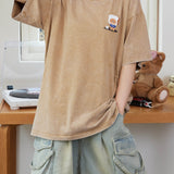 Toast Tic-Tac-Toe Adult T-Shirt Collection LIGHT KHAKI