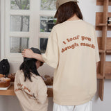 Toast Slogan Adult T-Shirt Collection LIGHT BEIGE