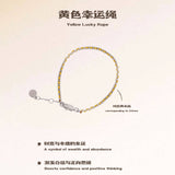 Magic Stone Aura Knot Bracelet Collection YELLOW