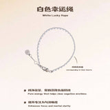 Magic Stone Aura Knot Bracelet Collection WHITE