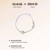 Magic Stone Aura Knot Crystal Bracelet Collection WHITE