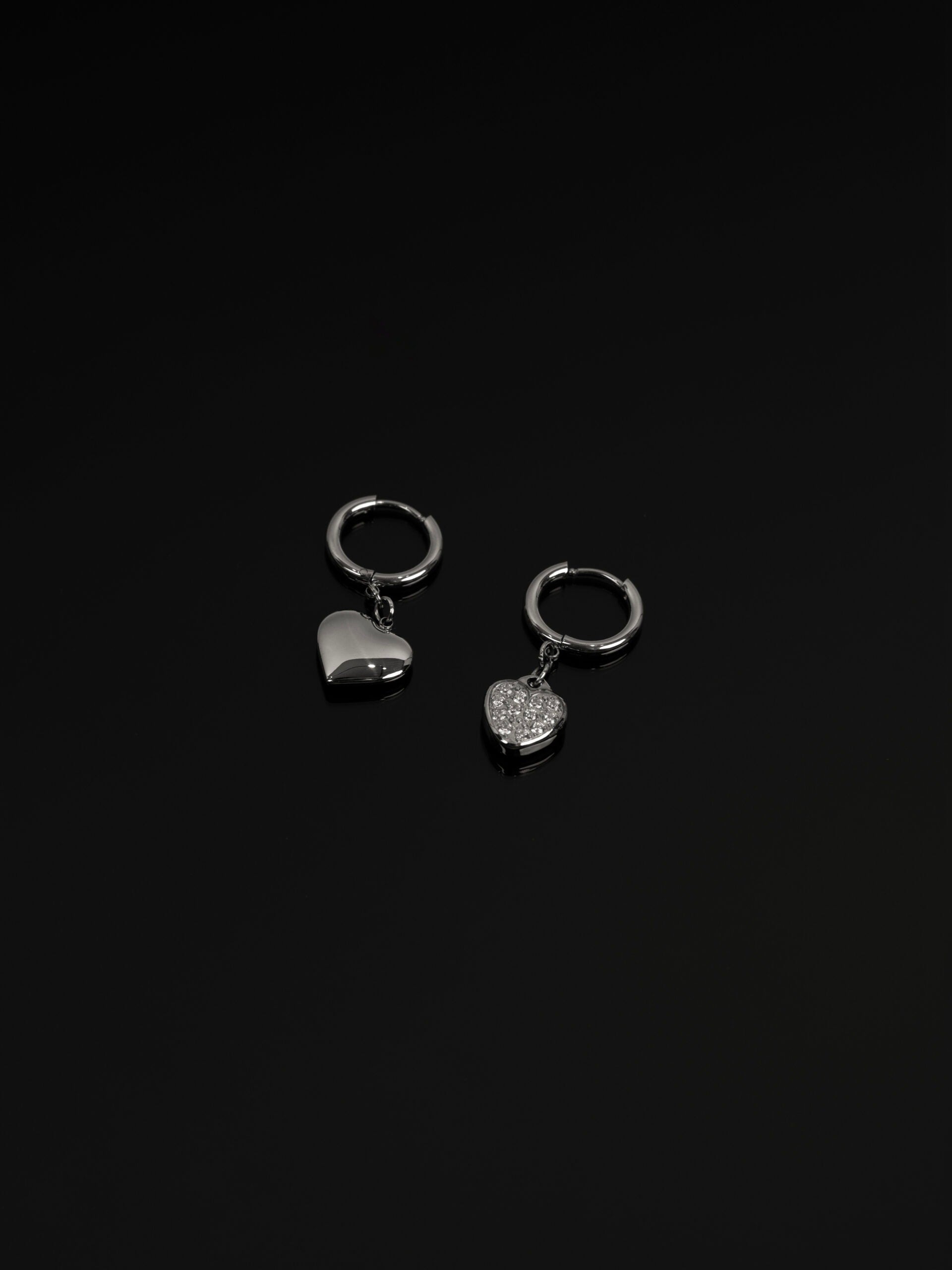 Charmé Earrings Collection BLING LOVE SILVER