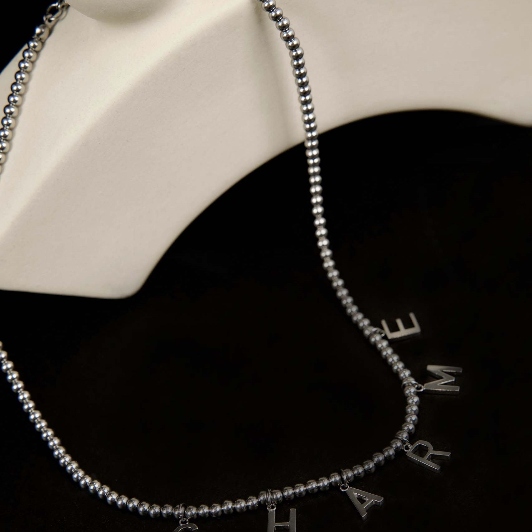 Charmé Necklace Collection ROUND SILVER