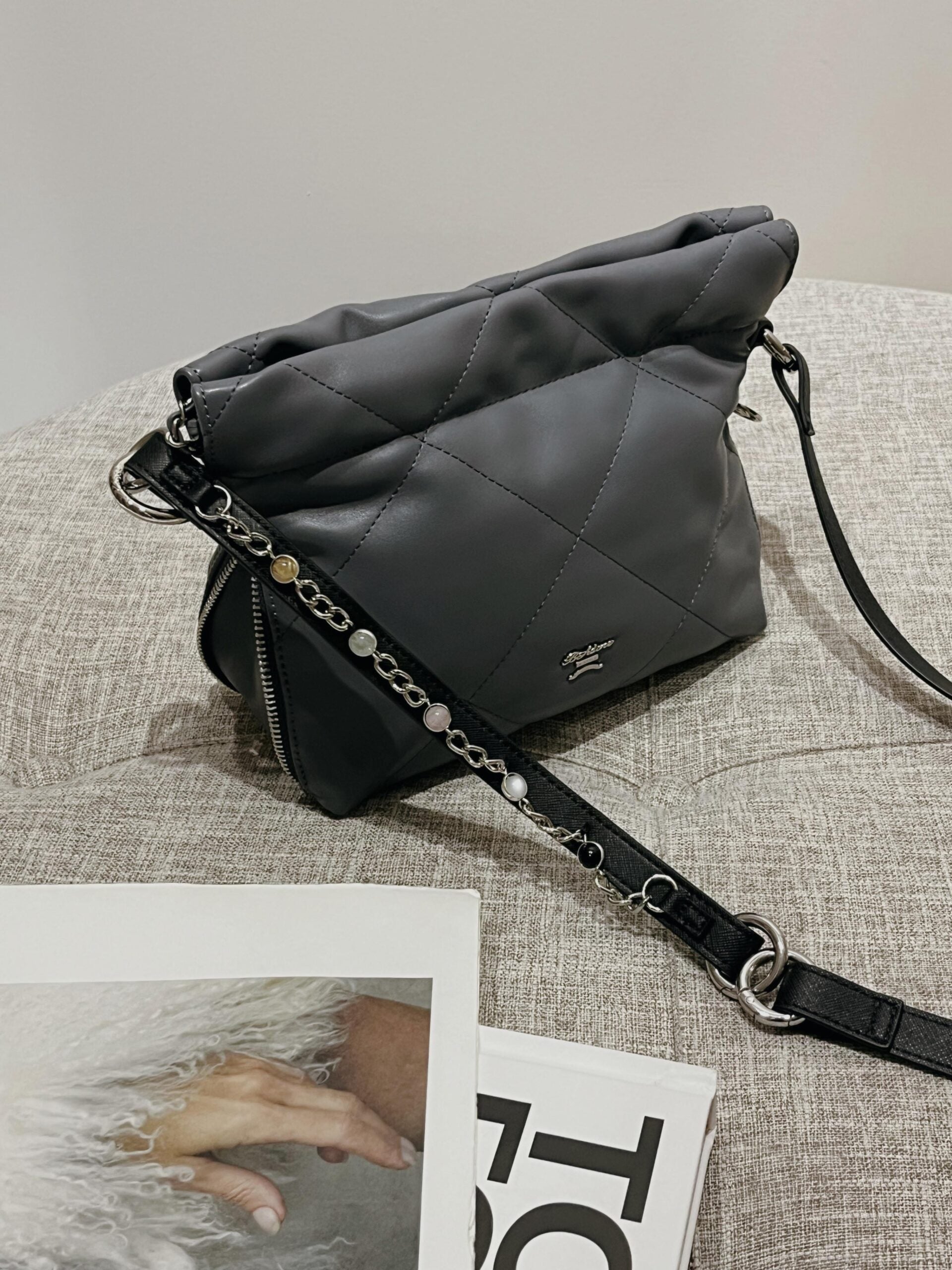 Magic Stone Bag Strap Collection BLACK SILVER