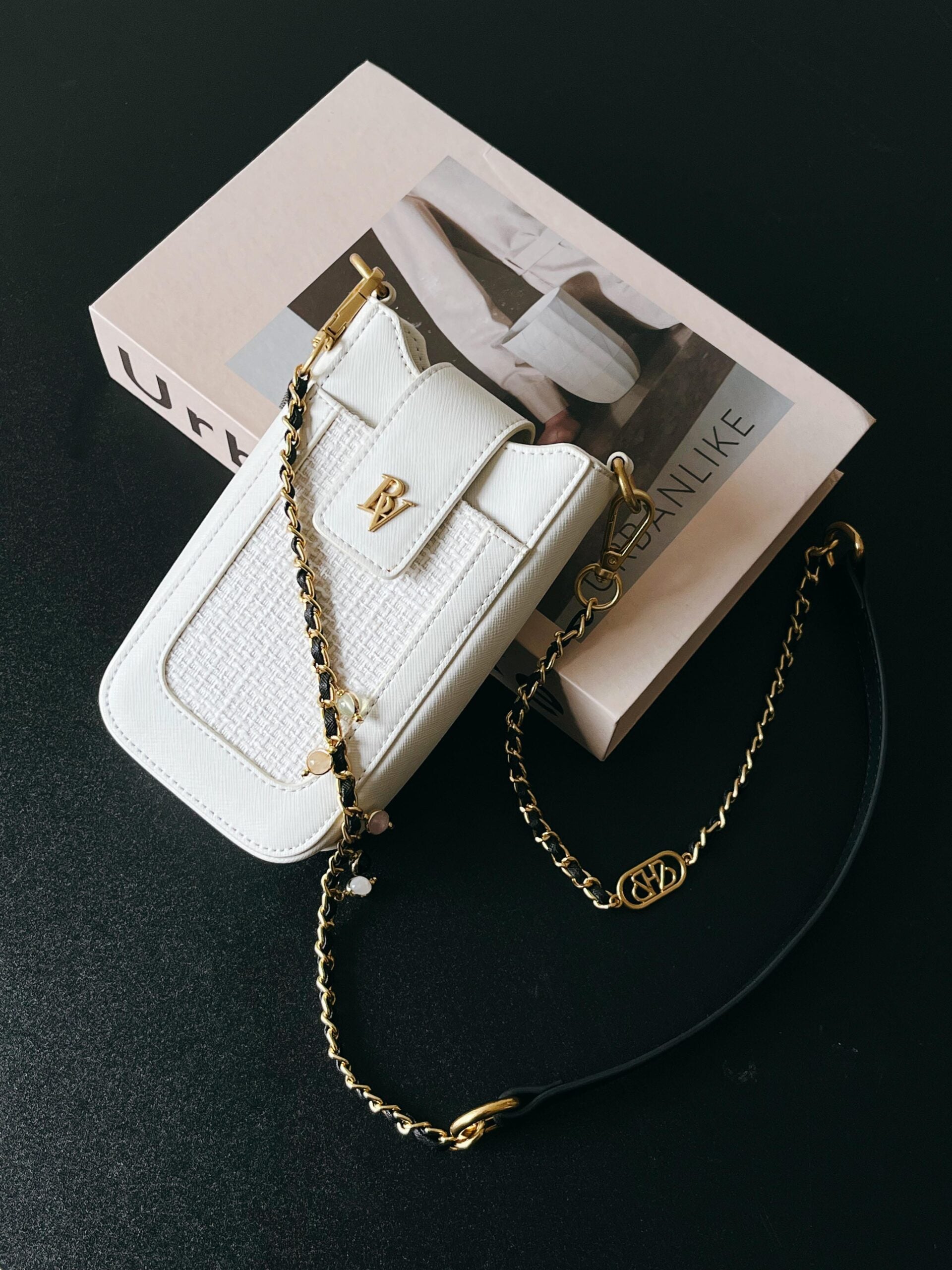 Magic Stone Bag Strap Collection BLACK GOLD