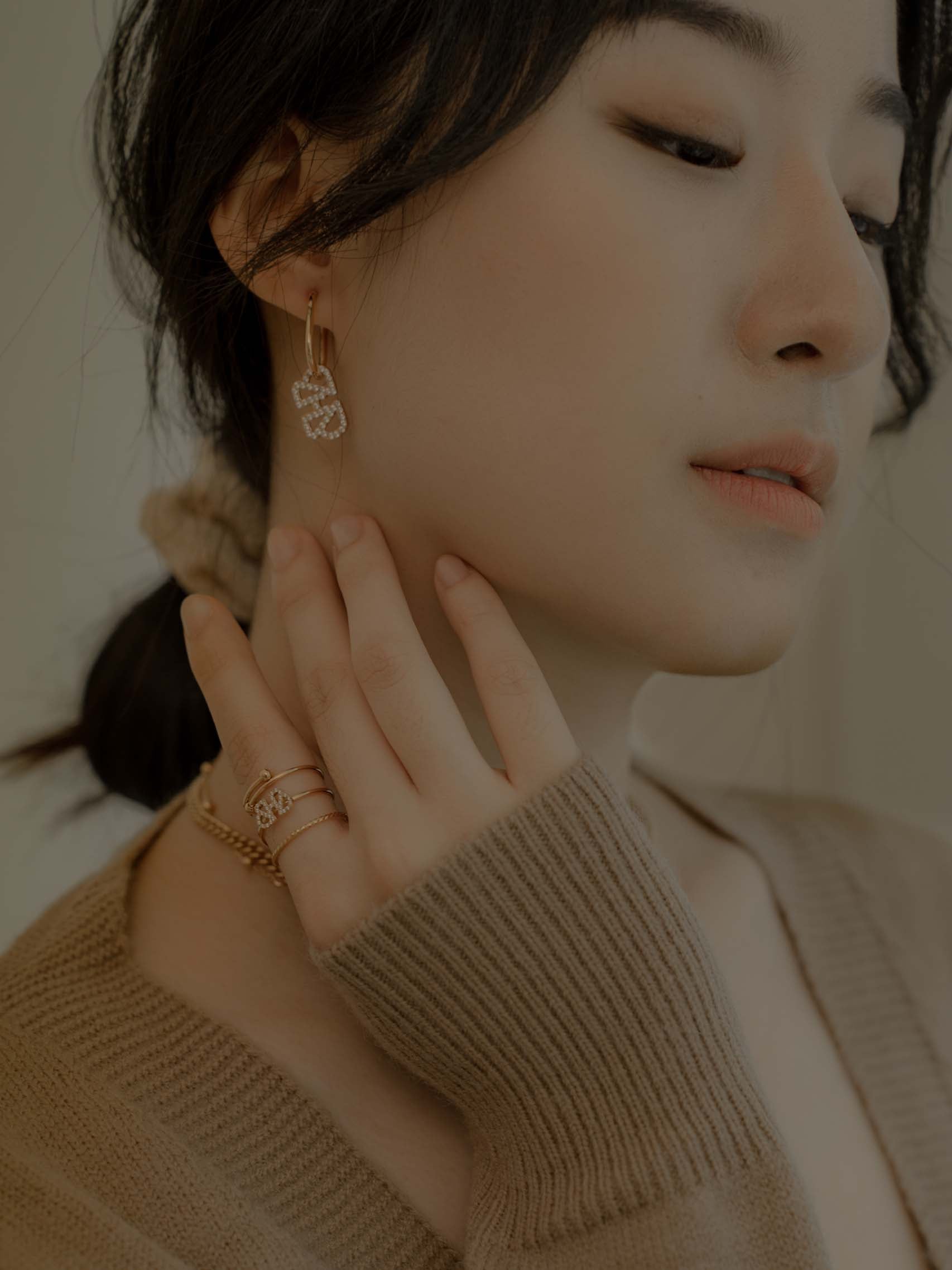 Charmé Earrings Collection DANGLE GOLD