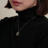 [EM] Magic Stone Necklace Collection LABRADORITE GREY 拉长石