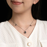 [B.Adore x JE Pong] Magic Stone Necklace Collection BLACK 黑发晶