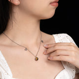 [B.Adore x JE Pong] Magic Stone Necklace Collection YELLOW TIGERITE 金虎眼石