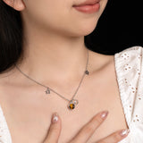 [B.Adore x JE Pong] Magic Stone Necklace Collection YELLOW TIGERITE 金虎眼石