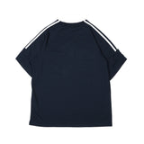 [EM] AEIOU T-Shirt Collection NAVY BLUE