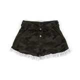 AEIOU Lace Shorts Collection ARMY GREEN