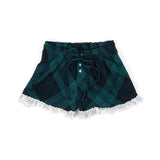 AEIOU Lace Shorts Collection DARK GREEN