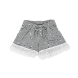 AEIOU Lace Shorts Collection GREY