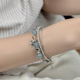 Magic Stone Lucky Gourd Knot Bracelet BLUE