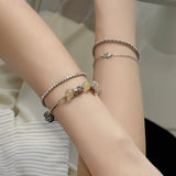 Magic Stone Lucky Gourd Knot Bracelet PURPLE