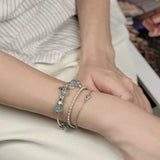 Magic Stone Lucky Gourd Knot Bracelet BLUE