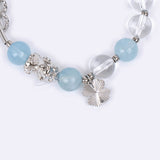 Magic Stone Lucky Gourd Crystal Bracelet Aquamarine 海蓝宝
