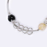 Magic Stone Lucky Gourd Crystal Bracelet Golden Rutilated Quartz 金发晶
