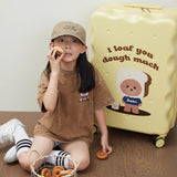 Toast Tic-Tac-Toe Kid T-Shirt Collection KHAKI