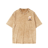 Toast Tic-Tac-Toe Adult T-Shirt Collection LIGHT KHAKI