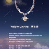 Magic Stone Phone Charm Yellow Citrine 黄水晶