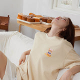 Toast Slogan Adult T-Shirt Collection LIGHT BEIGE