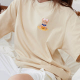 Toast Slogan Adult T-Shirt Collection LIGHT BEIGE