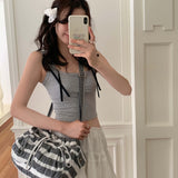 Toast Cream Puff Collection STRIPE DARK GREY