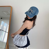 Toast Cream Puff Collection STRIPE GREY BLUE