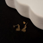 Charmé Earrings Collection DROP GOLD
