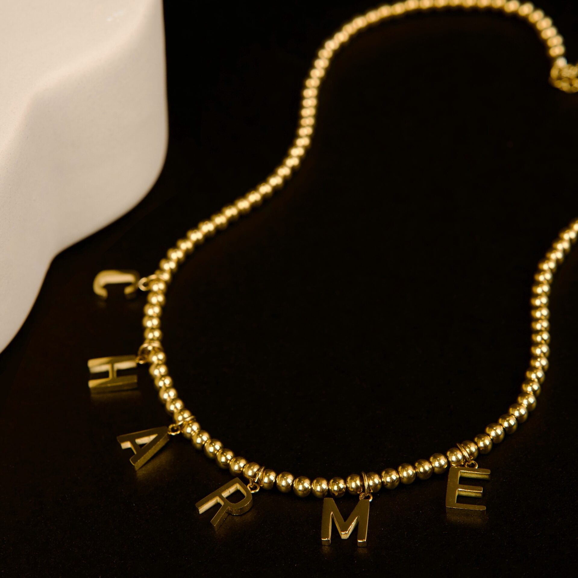 Charmé Necklace Collection ROUND GOLD