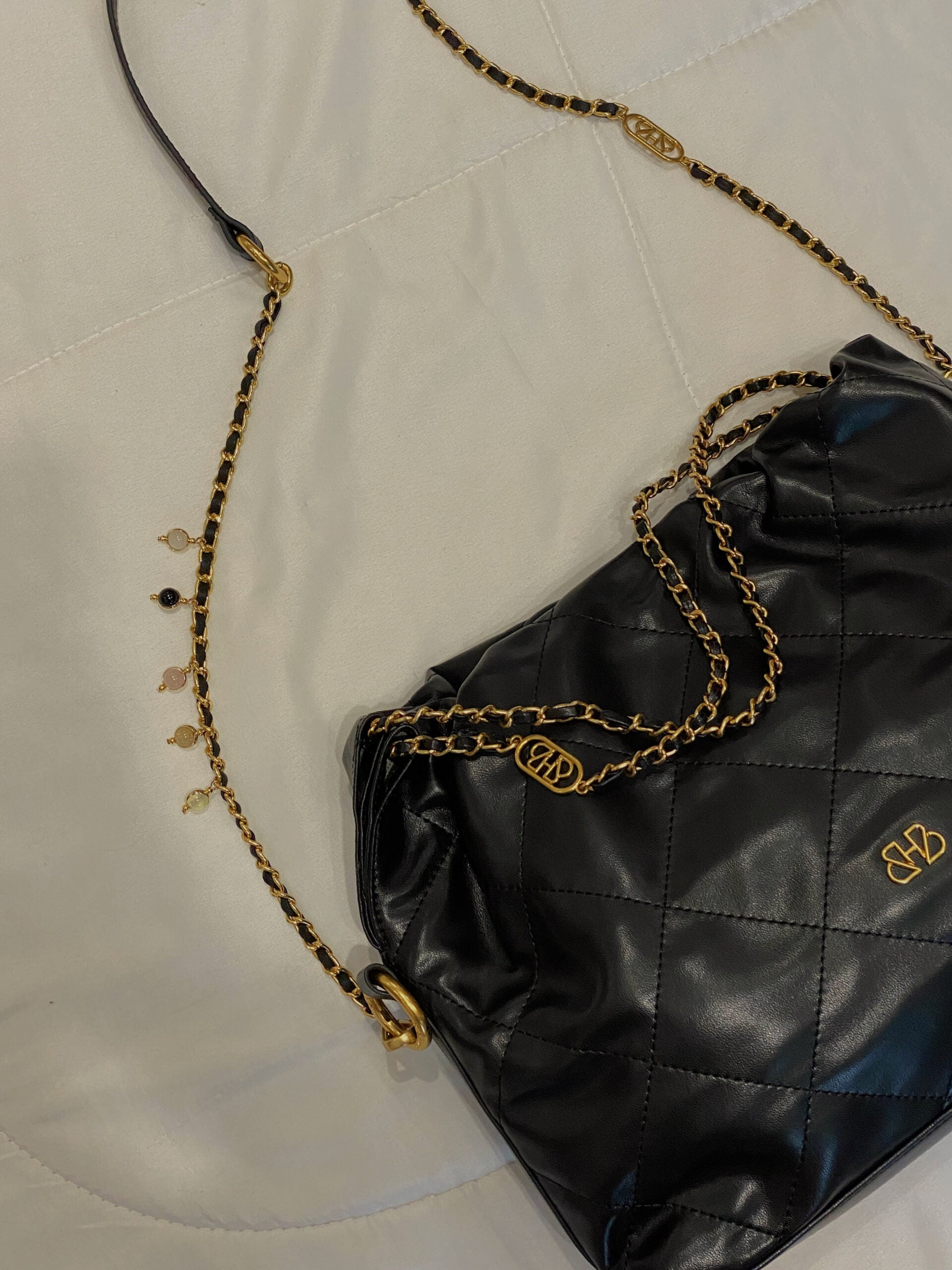 Magic Stone Bag Strap Collection BLACK GOLD